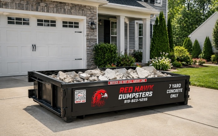 7-Yard Concrete Dumpster